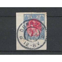 Nederland 65  "DOMBURG 1910" grootrond  VFU/gebr  CV 4 €