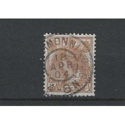 Nederland 64  "SCHIERMONNIKOOG 1904" grootrond  VFU/gebr  CV 13 €