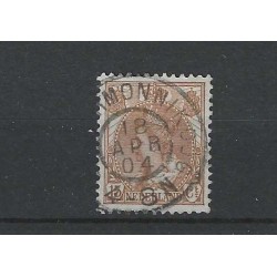Netherlands 64  "SCHIERMONNIKOOG 1904" large round cancel  VFU/used  CV 13 €