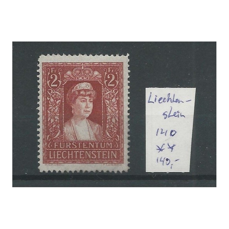 Liechtenstein 140 Fürstin Elsa MNH/postfris CV 160 €