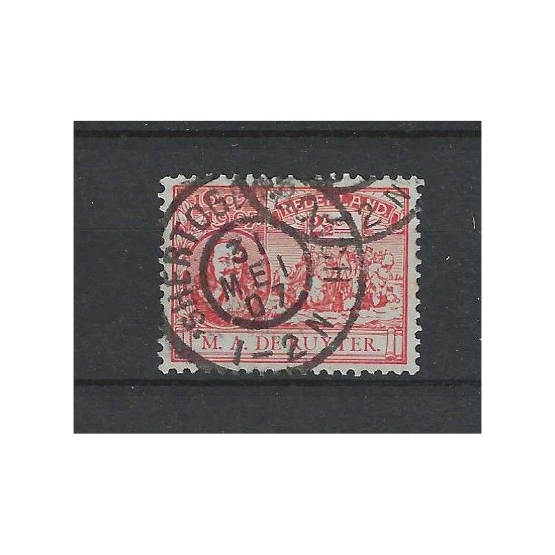 Netherlands 88  "HERTOGENBOSCH 31-mei-1907" large round cancel  VFU/used  CV 5++ €