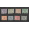 Dutch East Indies 40-47 Numeral MH/unused  CV 45 €