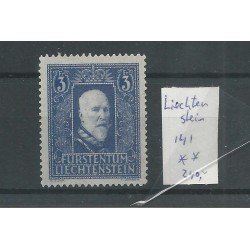 Liechtenstein 141 Fürst Franz I  MNH CV 280 €