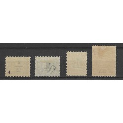 Dutch East Indies  138-141 Emergency issue  MH/unused  CV 11,5 €