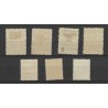 Dutch East Indies  142-148 provisional issue  MH/unused  CV 28 €