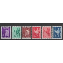 Dutch East Indies  266-271 Sociaal Bureau MNH  CV 15 €