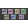 Ned. Indie  246-252 Karbouw met wm MNH/postfris  CV 20 €