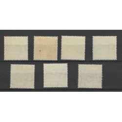 Dutch East Indies  246-252 Karbouw with wm MNH  CV 20 €