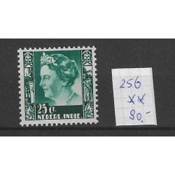 Dutch East Indies  256 Wilhelmina with wm MNH  CV 80 €