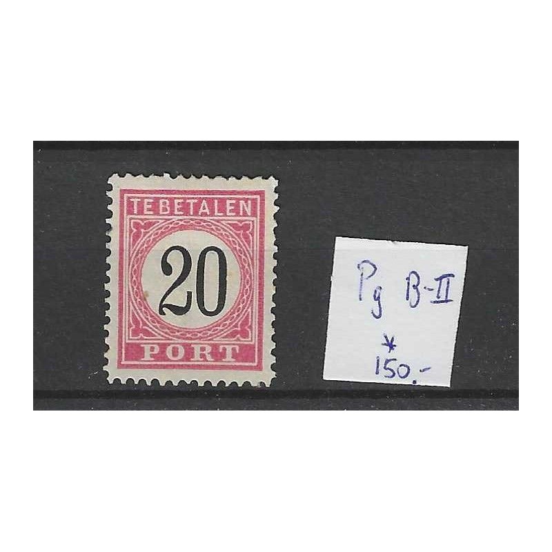 Dutch East Indies  P9 B-II  Postage due 1882  MH/unused CV 150 €