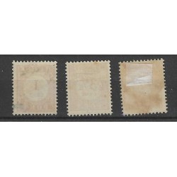 Dutch East Indies  P23, P25, P34  VFU/used CV 95 €