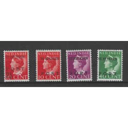 Ned. Indie  P49-52  hulpportzegels MH/ongebr CV 67.5 €