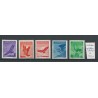 Liechtenstein 143-147 Airmail 1934 MH/unused  CV 280 € gerifftes papier