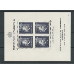 Liechtenstein BLOCK 3  Briefmarkenausstellung MNH  CV 80 €