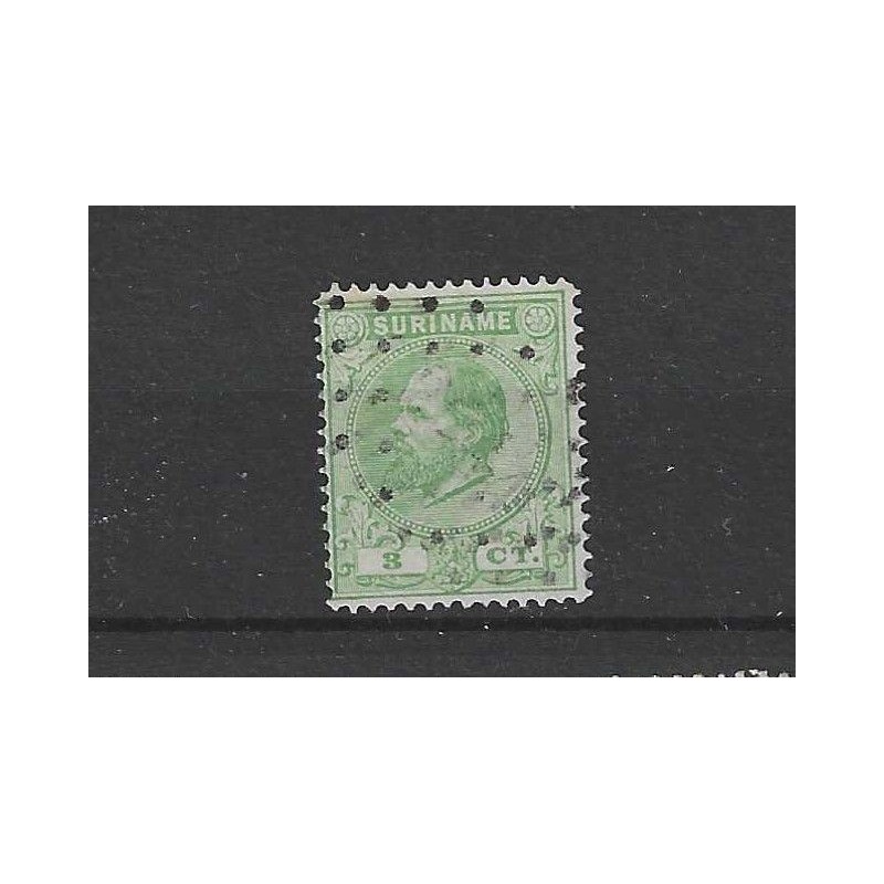 Suriname 4B Willem III  VFU/gebr CV 25 €