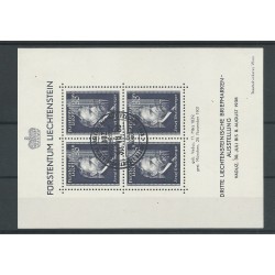 Liechtenstein BLOCK 3  Briefmarkenausstellung VFU/used  CV 30 €