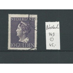 Netherlands 349 Konijnenburg 10Gld  VFU/used  CV 45 €