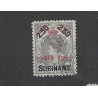 Suriname 64 Kroontjes opdruk  VFU/gebr CV  160 €