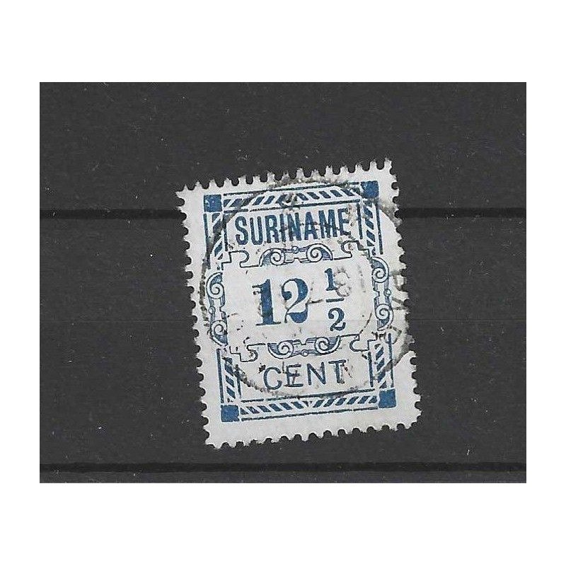 Suriname 65  Provisional issue VFU/used CV  13+ €
