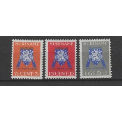 Suriname 197-199 Indische PTT  MH/unused  CV 45 €