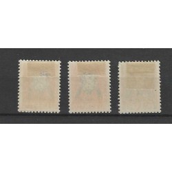Suriname 197-199 Indische PTT  MH/unused  CV 45 €