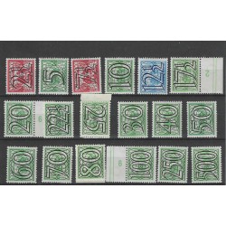 Netherlands 356-373 Guilloche MNH CV 150 €