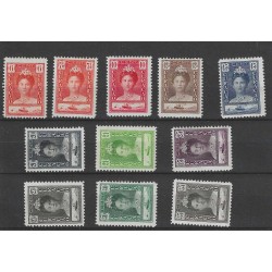 Curaçao 89-99 Queen wilhelmina  MNH  CV 225 €