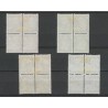Netherlands R86-89 Child Welfare 1930 syncopated perforation blocks of 4 VFU/used  CV 150+ €
