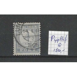 Netherlands P49Abf  Postage due "I instead of L" VFU/used  CV 150+ €