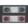 Netherlands P67a/b, P68a/b  KEERDRUKKEN POSTAGE DUE VFU/used  CV 1280 €