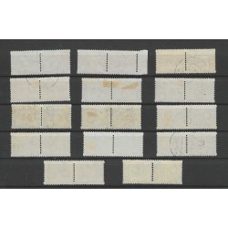 Nederland R57-70 Hoekroltanding paartjes VFU/gebr  CV 168 €