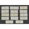 Netherlands R57-70 Corner syncopated perforation pairs VFU/used  CV 168 €