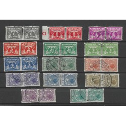 Netherlands R57-70 Corner syncopated perforation pairs VFU/used  CV 168 €