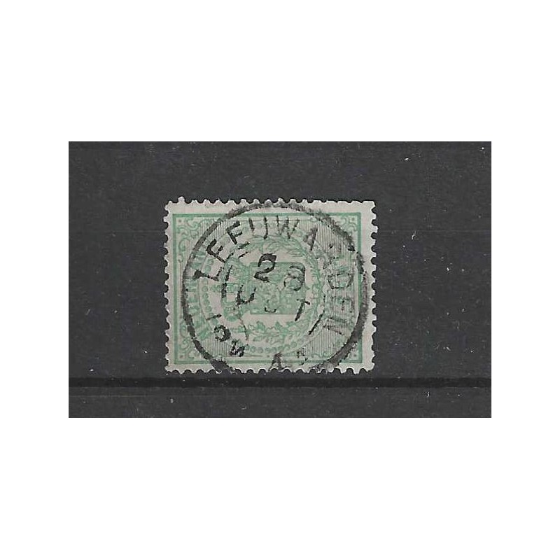 Nederland 15 Wapenzegel "LEEUWARDEN" 2-letter  VFU/gebr  CV 15+ €