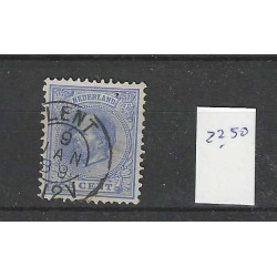 Nederland 19  Willem III  "LENT 1891" kleinrond VFU/ gebr  CV 22,5 €