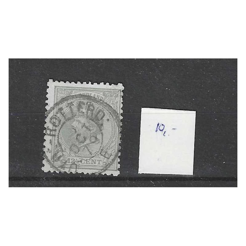 Nederland 22  Willem III  "UTR:-ROTTERD-E 1879" kleinrond VFU/ gebr  CV 13+ €