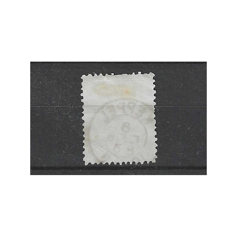 Nederland 24  Willem III  "KEPPEL1883" kleinrond VFU/ gebr  CV 25+ €