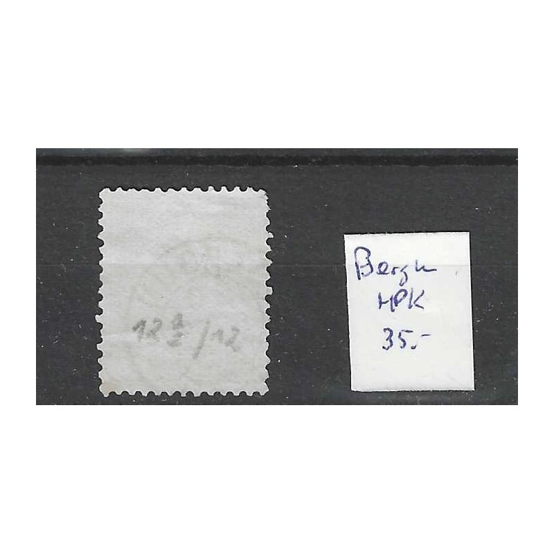 Nederland 22  Willem III  "BERGUM 1885" kleinrond VFU/ gebr  CV 35+ €