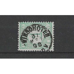 Netherlands 31  Numeral  with "WINSCHOTEN 1896" small round cancel  VFU/ used  CV 5++ €