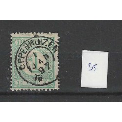 Netherlands 31  Numeral  with "OPPENHUIZERN 1897" small round cancel  VFU/ used  CV 35++ €
