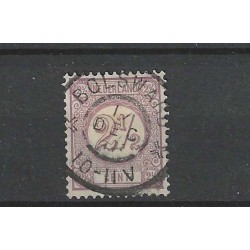 Nederland 33  Cijfer  met "BOLSWARD 1898" grootrond  VFU/ gebr  CV 5++ €