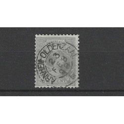 Netherlands 38 Wilhelmina "ARNHEM-OLDENZAAL-E 1898" small round cancel VFU/used CV  10++ €