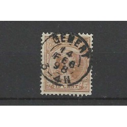 Netherlands 39 Wilhelmina "GEMERT 1898" small round cancel VFU/used CV  10++ €