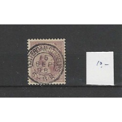 Netherlands 42 Wilhelmina "ROTTERDAMSTN-BEURS 1896" small round cancel VFU/used CV  16++ €
