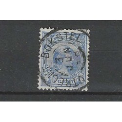 Nederland 35 Wilhelmina "UTRECHT-BOKSTEL 1898" grootrond VFU/gebr CV  15+ €