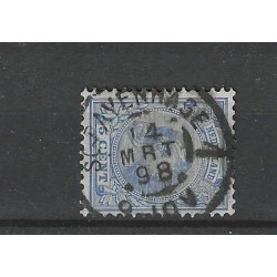 Netherlands 35 Wilhelmina "GRAVENHAGE-1 1898" large round cancel VFU/used CV  25+ €