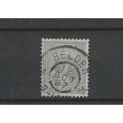 Nederland 38 Wilhelmina "HELDER 1897" grootrond VFU/gebr CV  3+ €