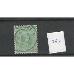 Netherlands 40 Wilhelmina "GRAVENHAGE-5 1899" large round cancel VFU/used CV  29+ €