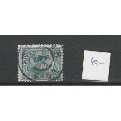 Nederland 41 Wilhelmina "AMSTERDAM-8 1898" grootrond VFU/gebr CV  60+ €