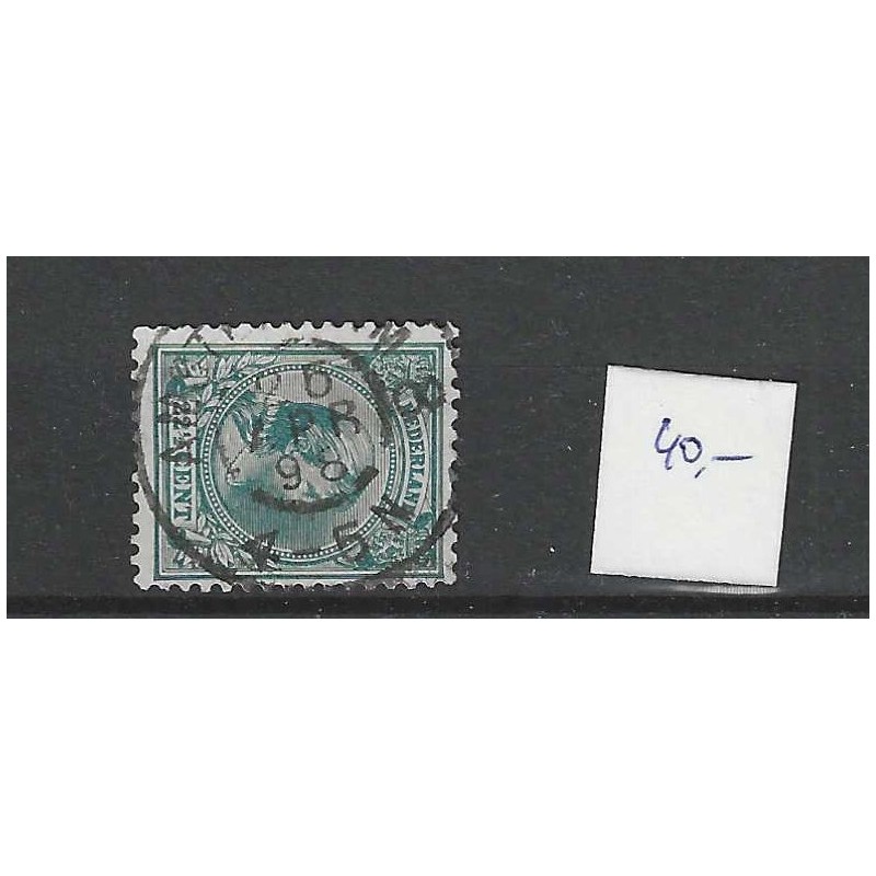 Netherlands 41 Wilhelmina "AMSTERDAM-8 1898" large round cancel VFU/used CV  60+ €